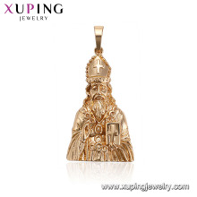 33581xuping Long beard old man figure statue religious pendant designs